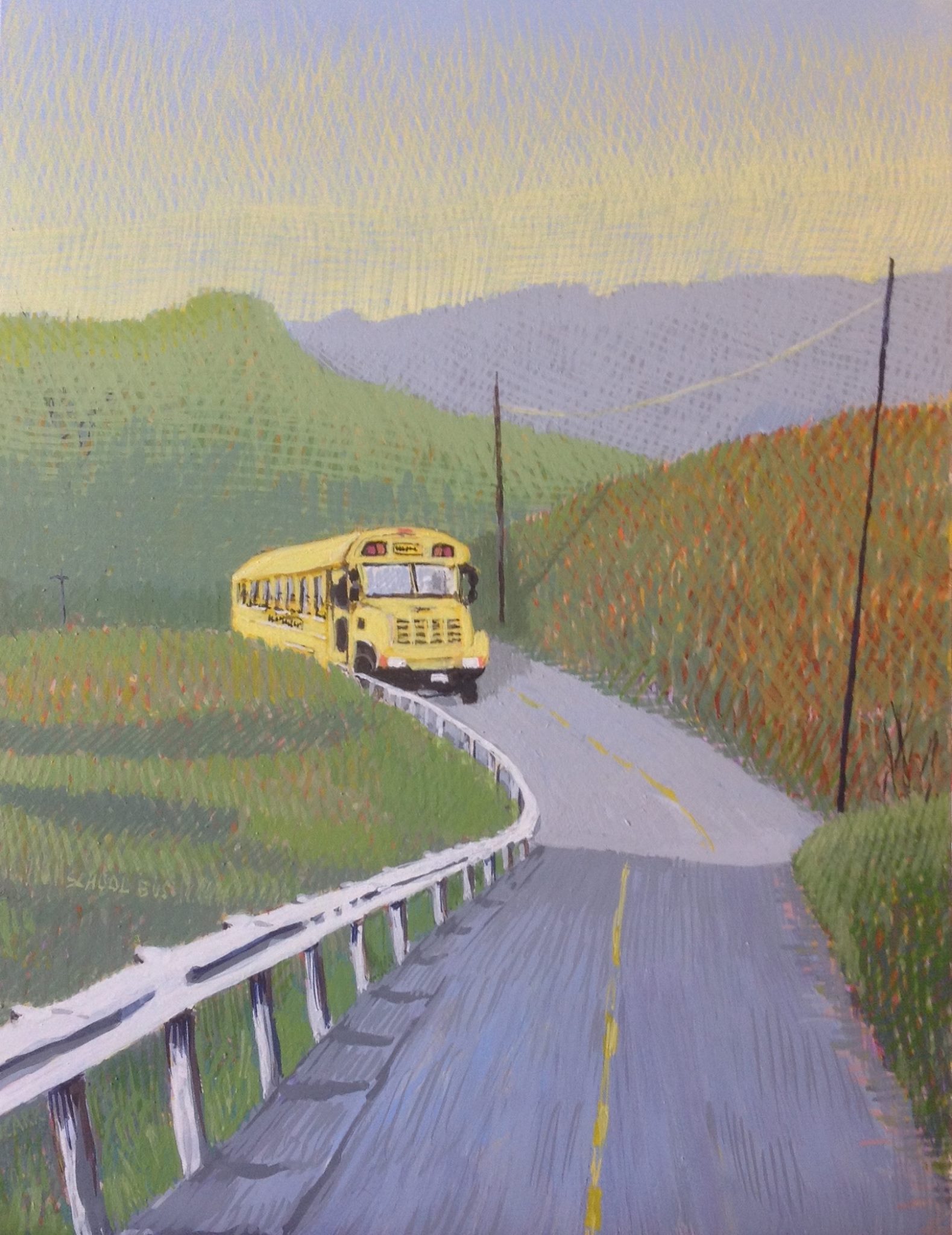 School Bus by Jane Carr