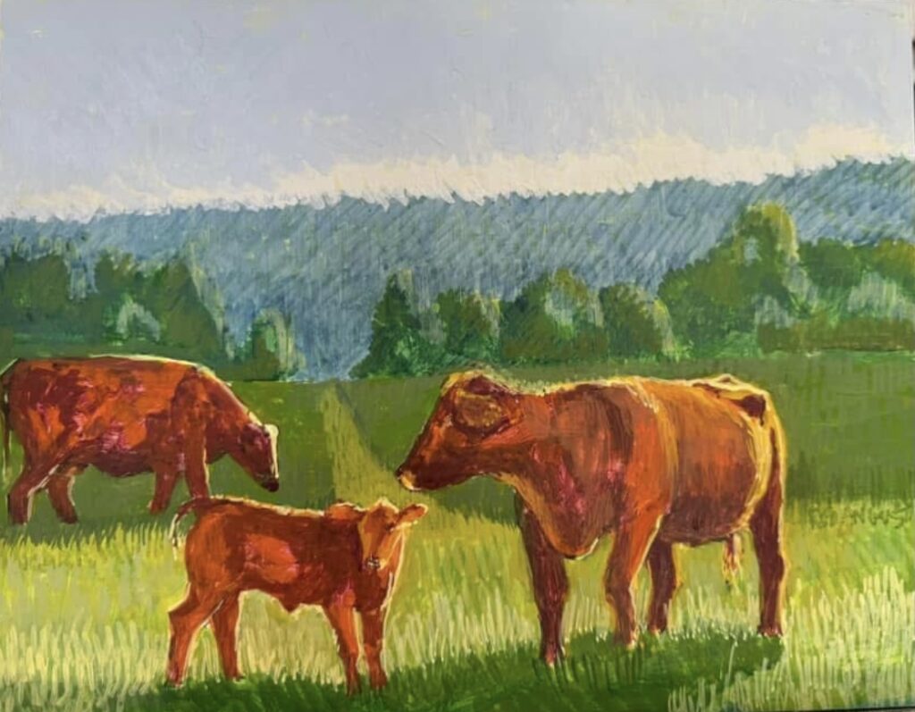 Red Angus by Jane Carr